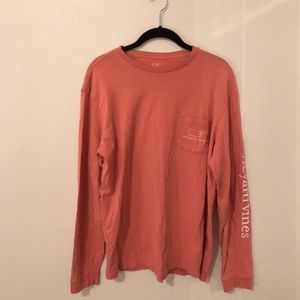 Vineyard Vines pink longsleeve - ONLY WORN ONCE!